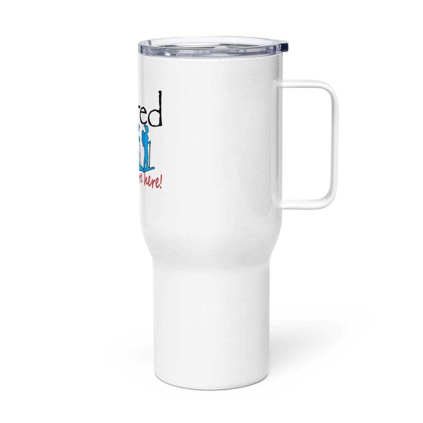 Travel mug with a handle Hiking Couple