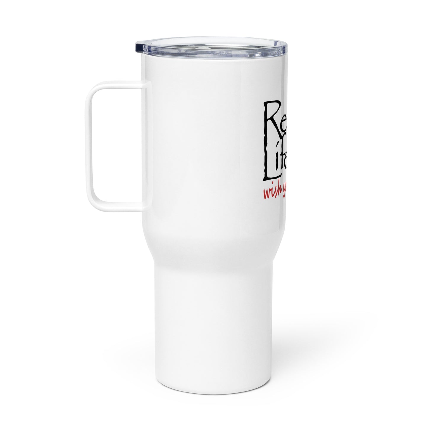 Travel mug with a handle Pontoon Boat