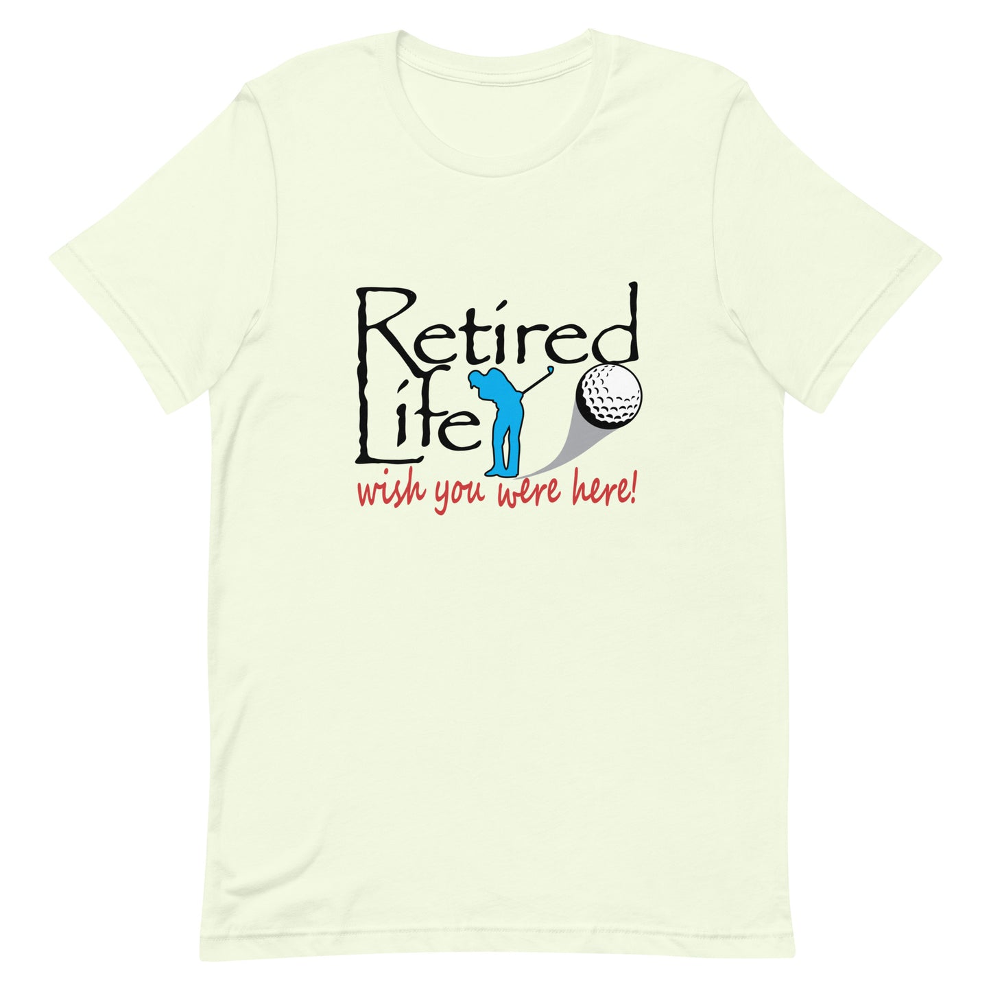 Unisex t-shirt Man Golfer