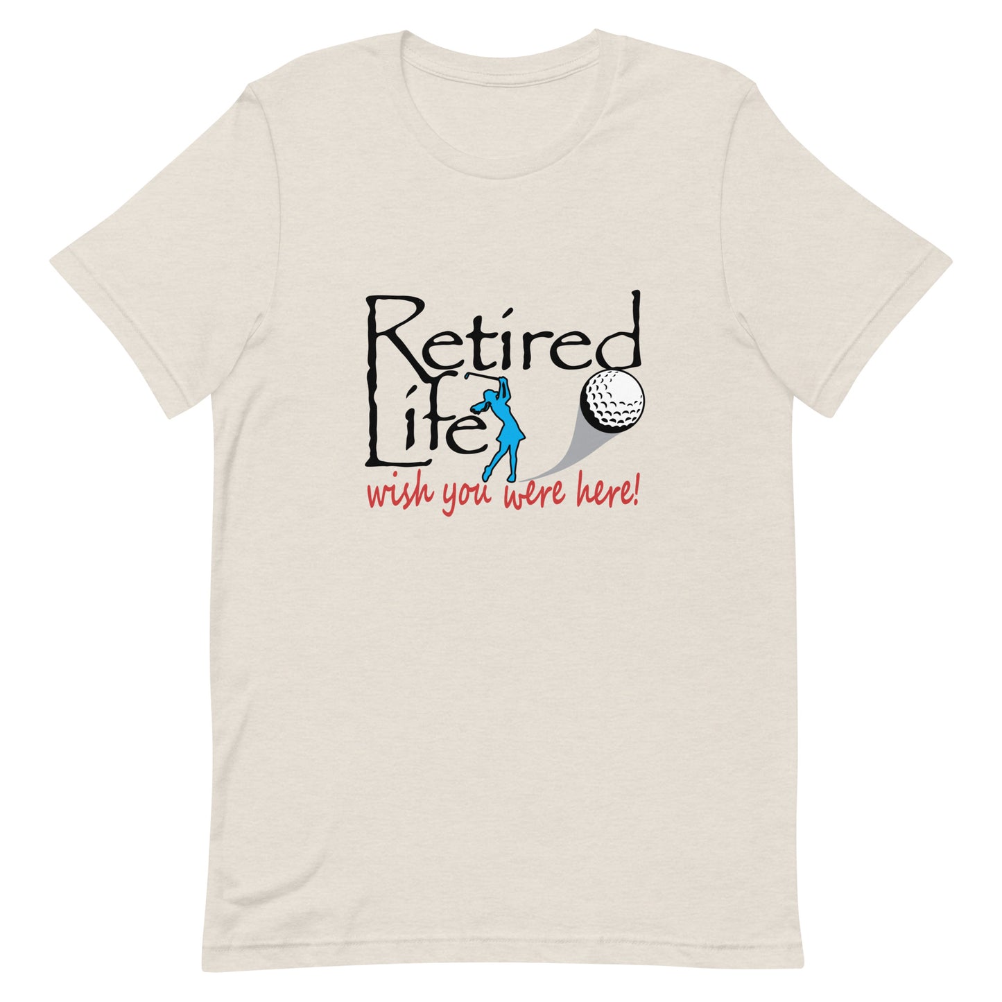 Unisex t-shirt Lady Golfer