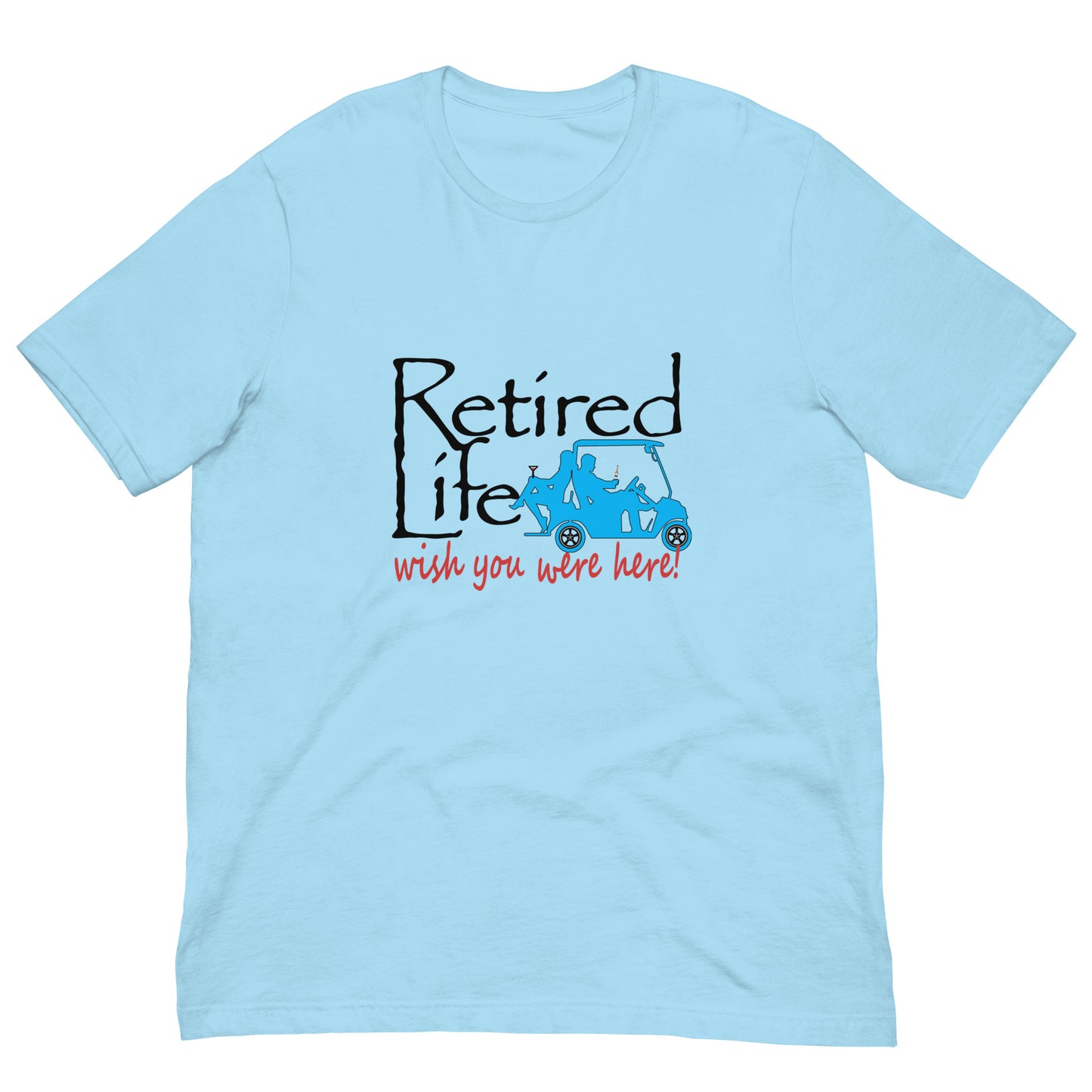 Unisex t-shirt Golf Cart Couple