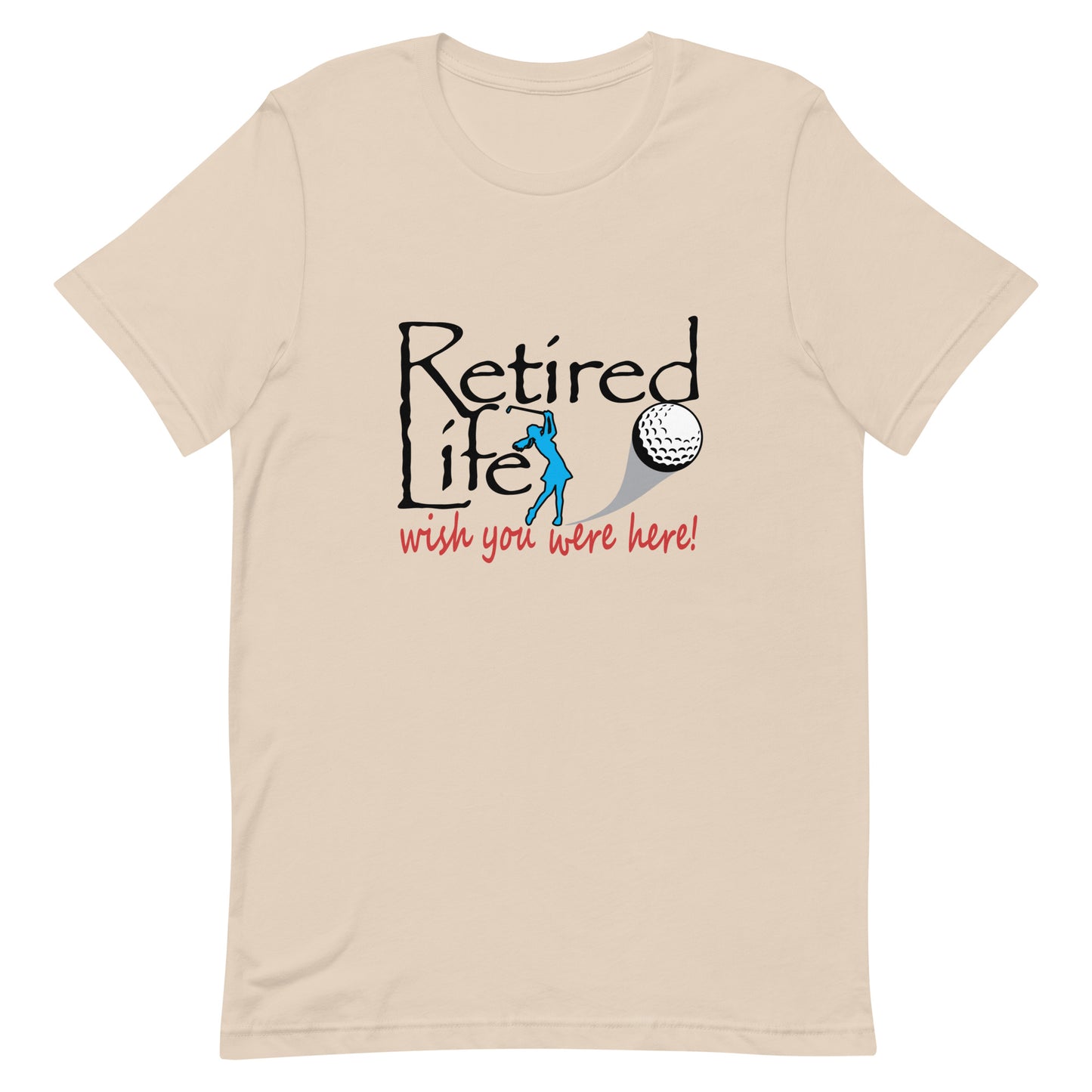 Unisex t-shirt Lady Golfer