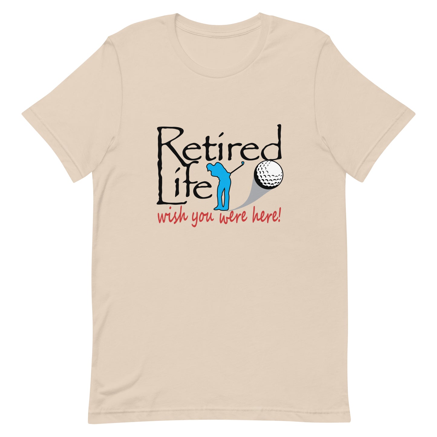 Unisex t-shirt Man Golfer