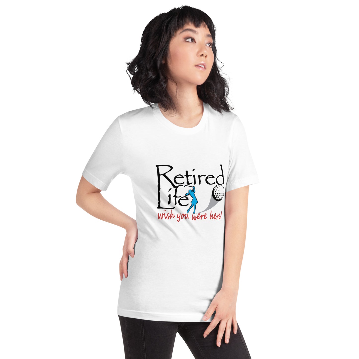 Unisex t-shirt Lady Golfer