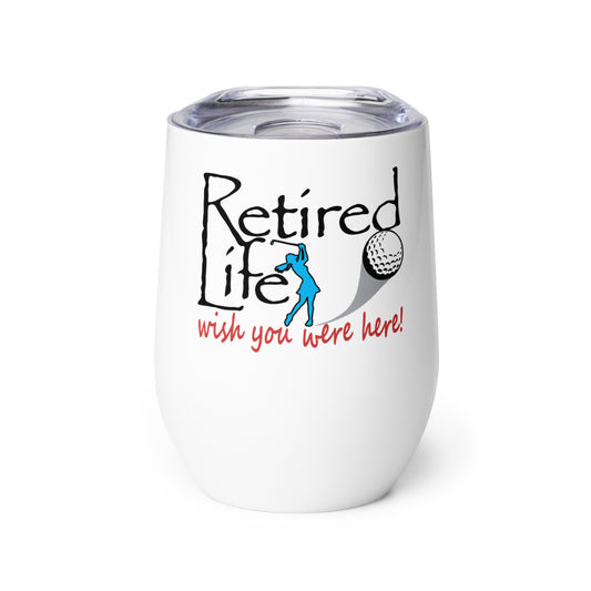 Wine tumbler Lady Golfer