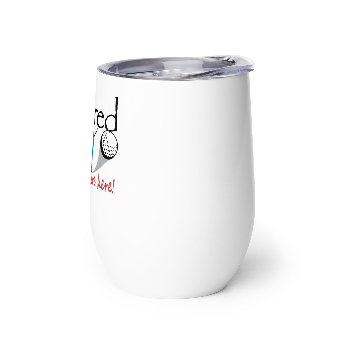 Wine tumbler Man Golfer