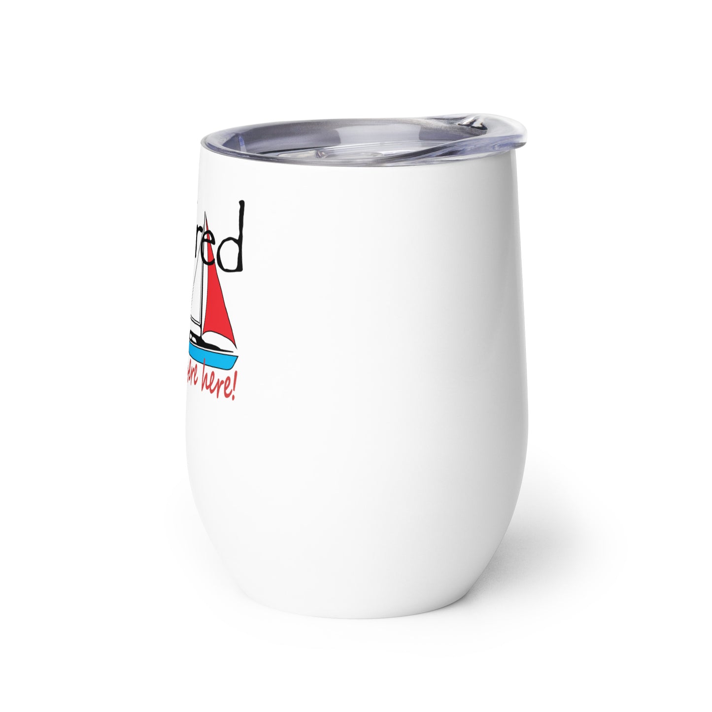 Wine tumbler Sailboat