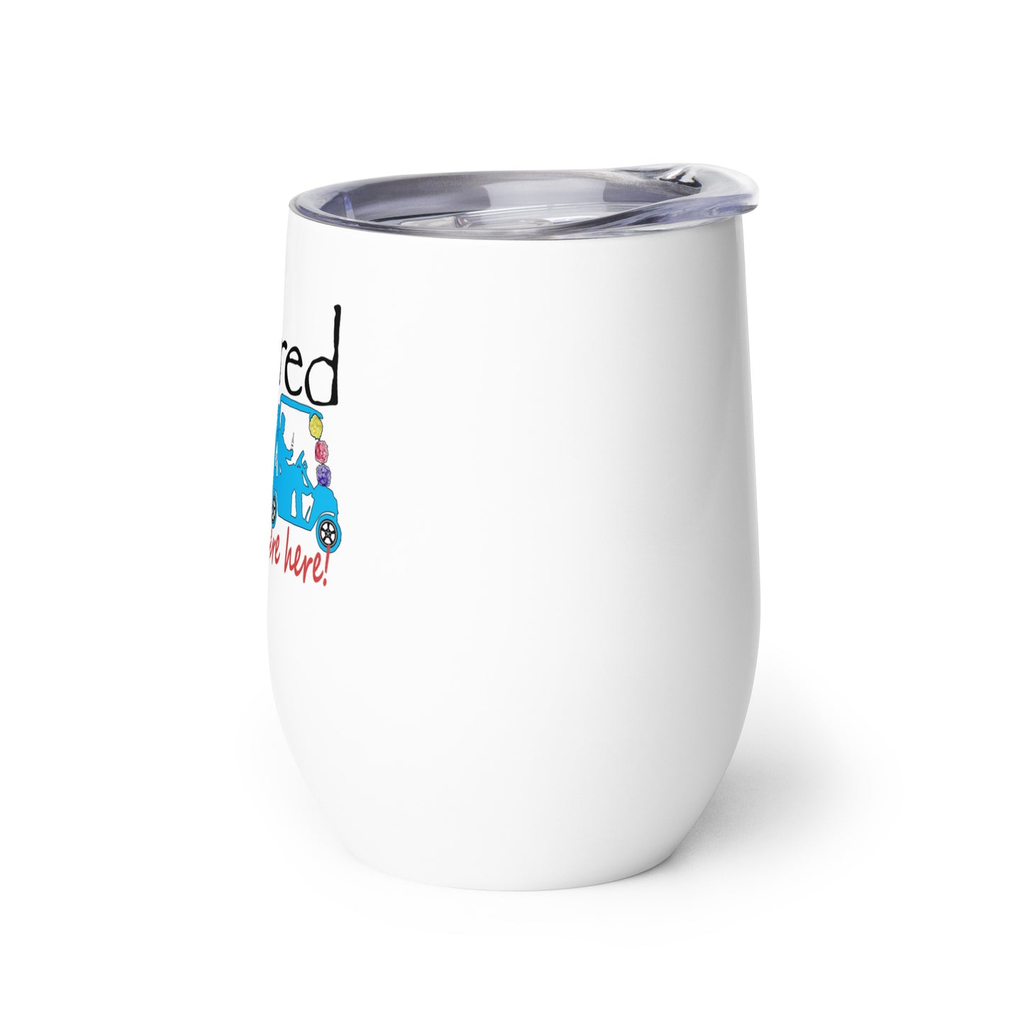 Wine tumbler Cart - Loofahs Couple