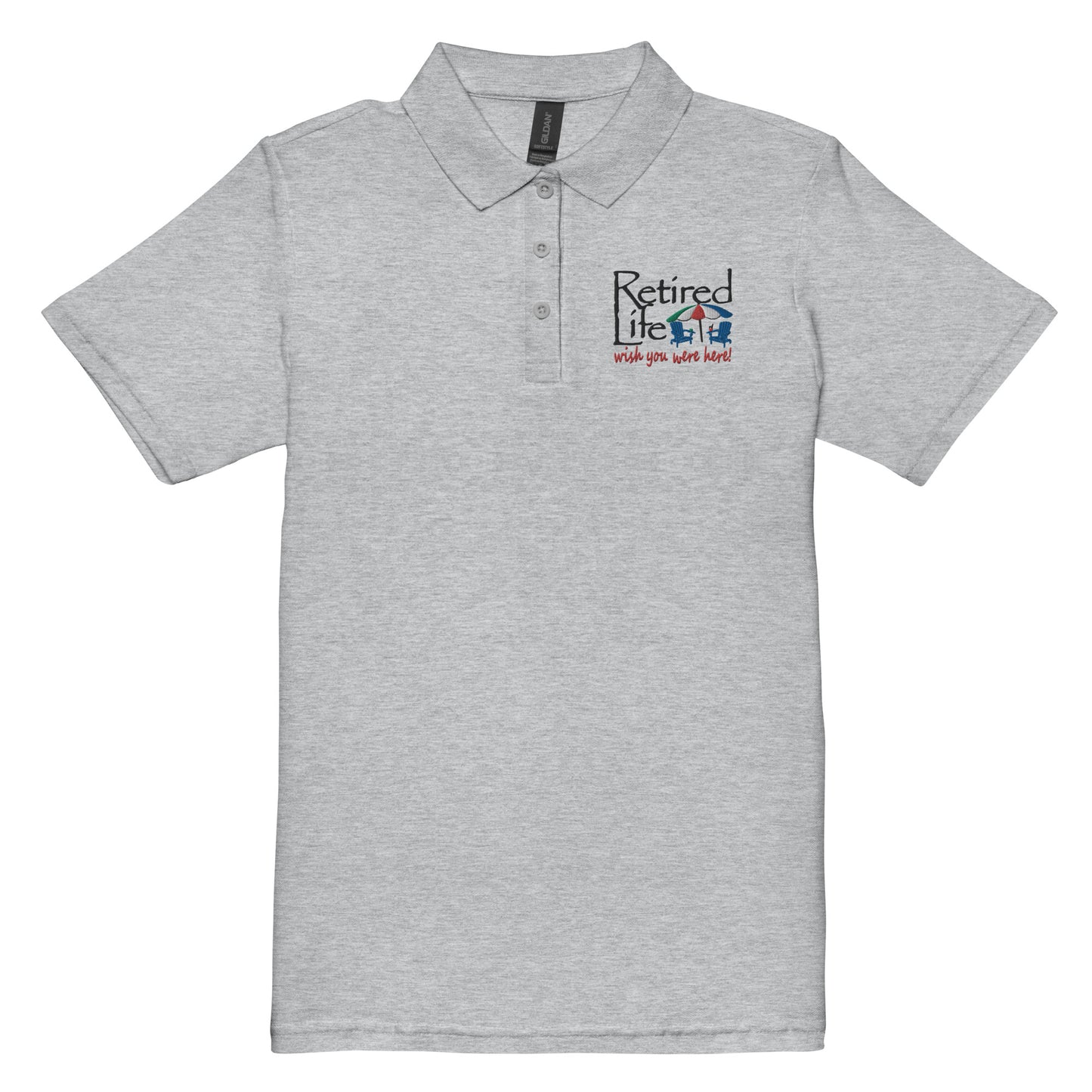 Women’s pique polo shirt Beach