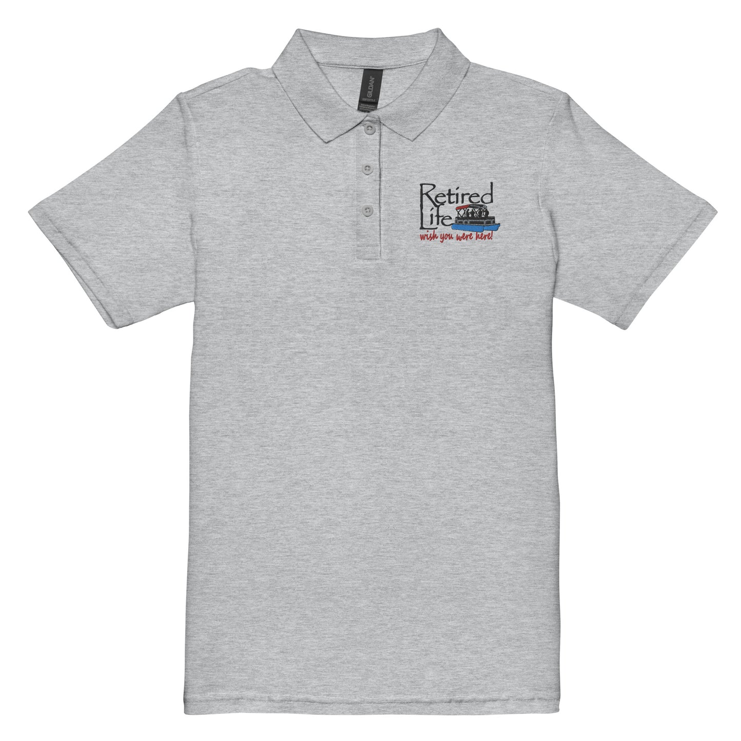 Women’s pique polo shirt Pontoon Boat