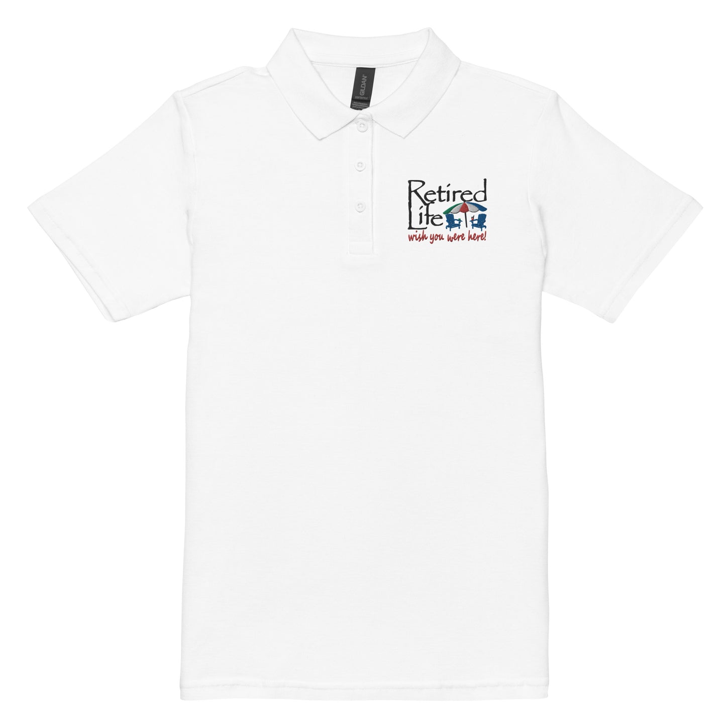 Women’s pique polo shirt Beach