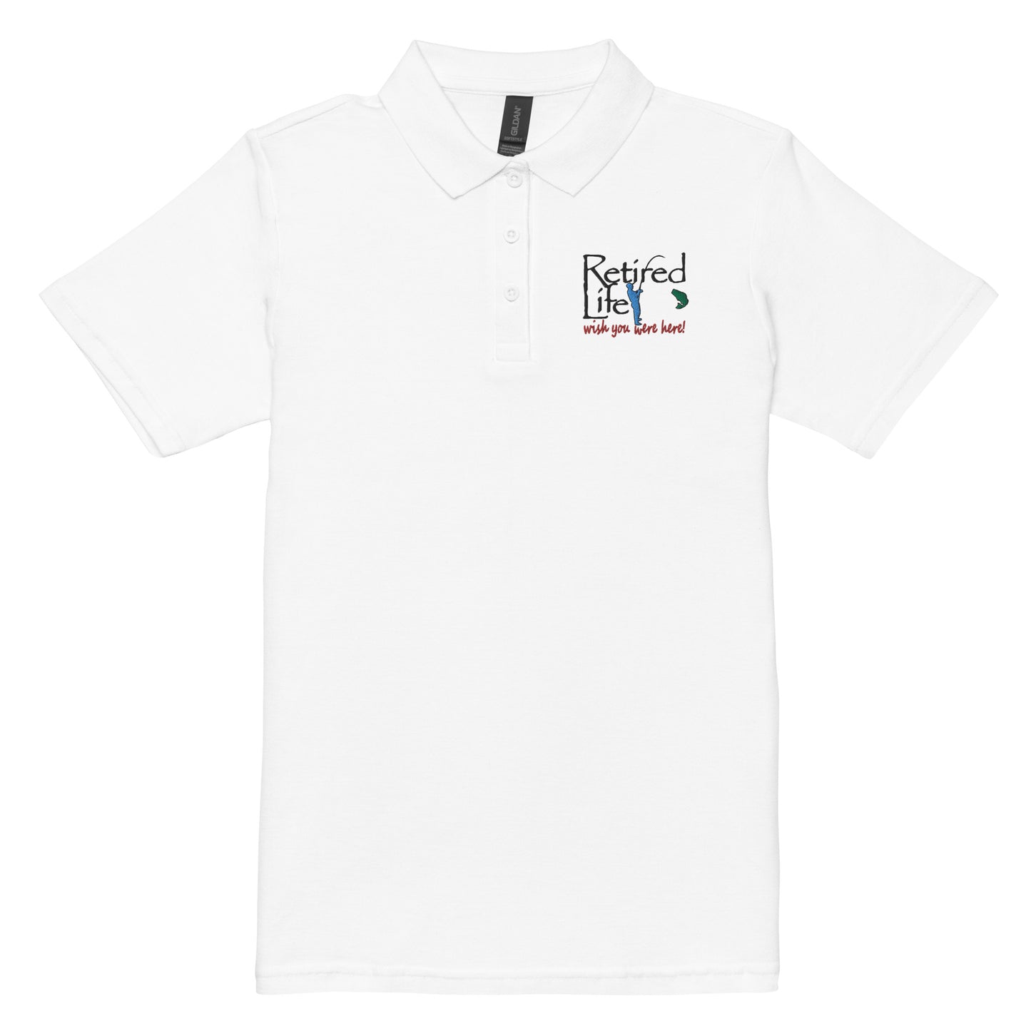 Women’s pique polo shirt Fishing