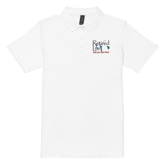 Women’s pique polo shirt Fishing